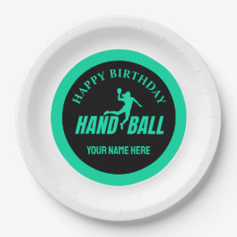 Handball Girl Birthday, Handball Player Gift Pappteller