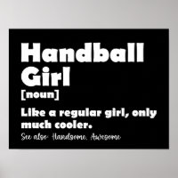 Handball Girl Funny Dictionary Definition