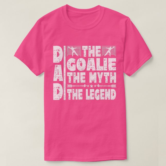 Handball Goalkeeper Vater Vintages Geschenk T-Shirt (Design vorne)