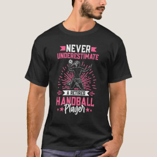 Handball-Grafik für Girls Women Handball Player T-Shirt