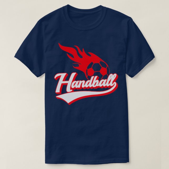 Handball-Handball-Design T-Shirt (Design vorne)