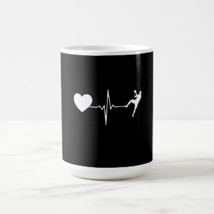 Handball Handball Handball Player Heartbeat Kaffeetasse