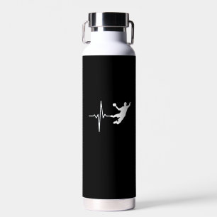 Handball - Handball Player Heartbeat Trinkflasche
