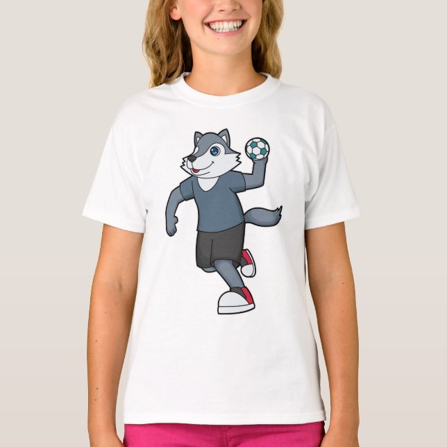 Handball-Handball T-Shirt (Vorderseite)