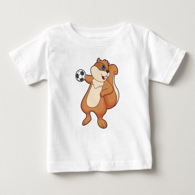 Handball-Handballspieler Baby T-shirt (Vorderseite)