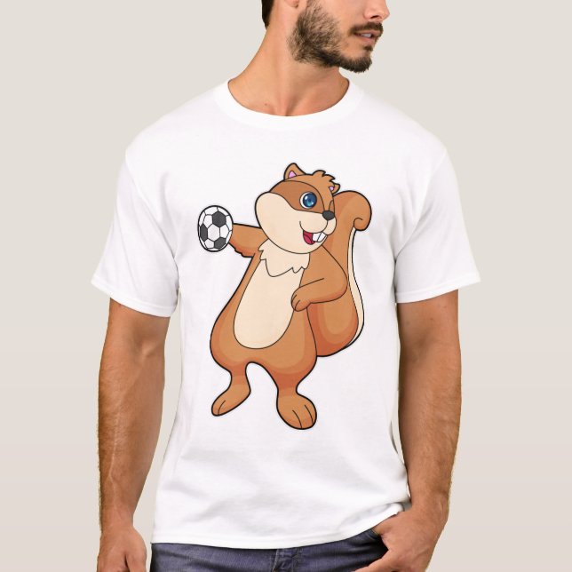 Handball-Handballspieler T-Shirt (Vorderseite)