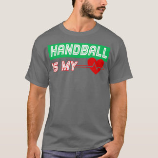 Handball ist mein Herzschlag Weihnachten am Geburt T-Shirt