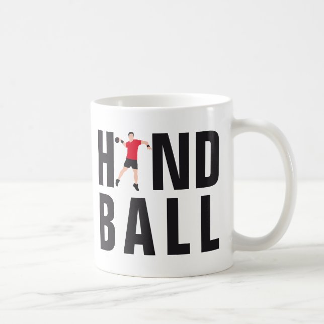 Handball Kaffeetasse (Rechts)