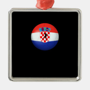 Handball - Kroatien-Flaggen-Turnier-Shirt Ornament Aus Metall