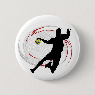 Handball modern sophisticated design of player button