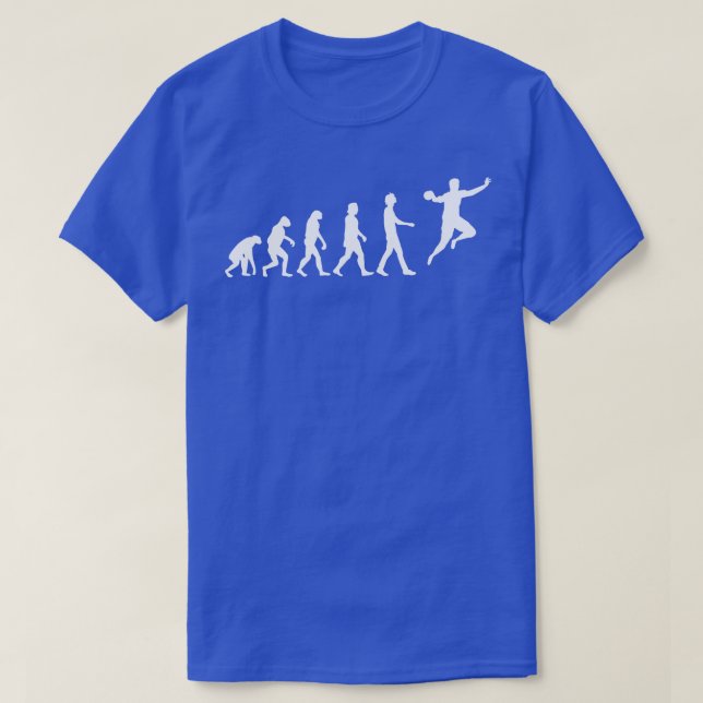 Handball-Player-Evolution T-Shirt (Design vorne)