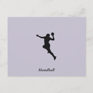 Handball Player Postkarte