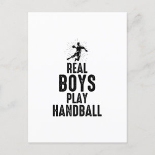 Handball Player Sport Team Handballer Funny Sprich Postkarte