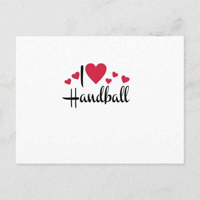 Handball Postkarte (Vorderseite)