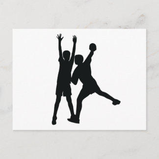 Handball-Postkarte Postkarte