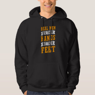 Handball Real Men benutzen ihren Handball Player Hoodie
