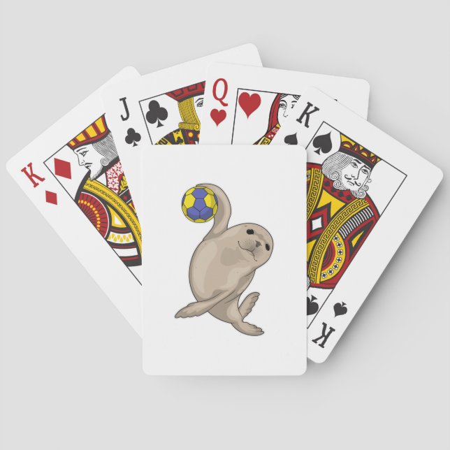 Handball-Siegel Spielkarten (Rückseite)