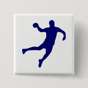 Handball-Silhouette Button
