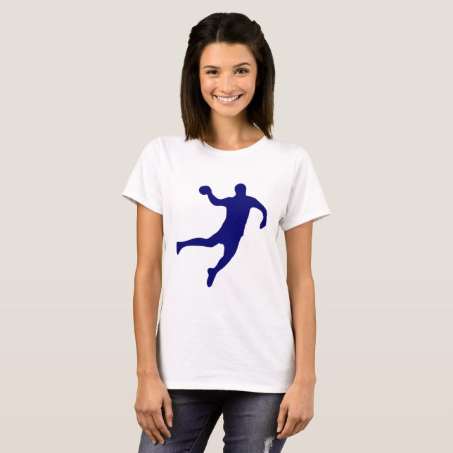 Handball-Silhouette T-Shirt (Vorne ganz)