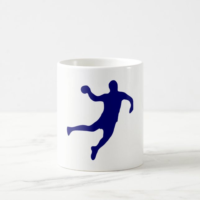 Handball-Silhouette Tasse (Mittel)
