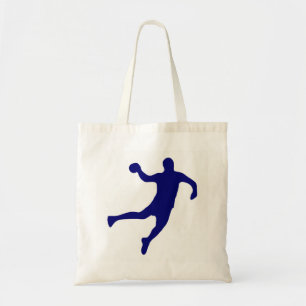Handball-Silhouette Tragetasche