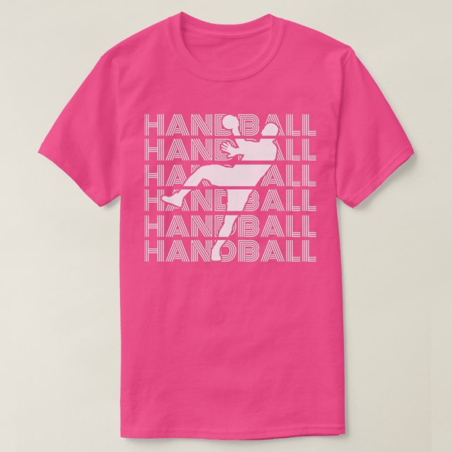 Handball-Spiel Handballer Handballspieler Handball T-Shirt (Design vorne)