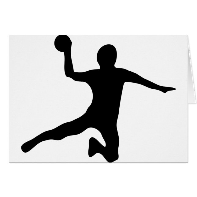 Handball spieler dodgeball (Vorderseite (Horizontal))