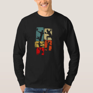 Handball Sport Coach Retro Ball Sportfan Handbal T-Shirt