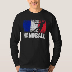 Handball Sport France Flag Französischer Handball T-Shirt