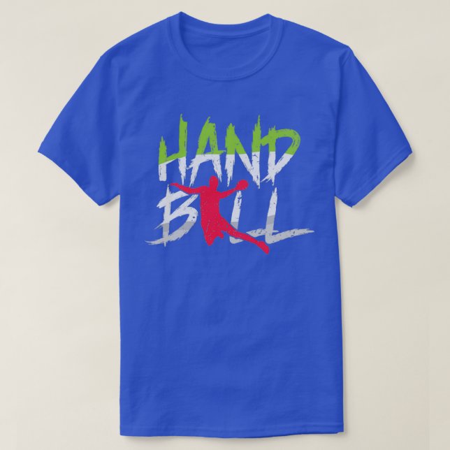 Handball-Sprungbrett T-Shirt (Design vorne)