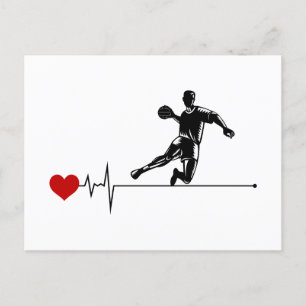 Handball-Trainer Handballer Funny Sprichwort Postkarte