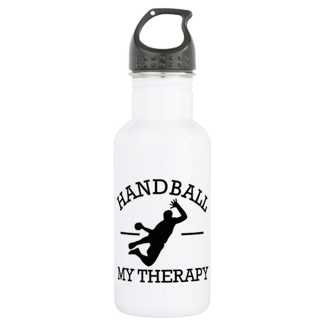 Handballentwurf Trinkflasche (Vorderseite)