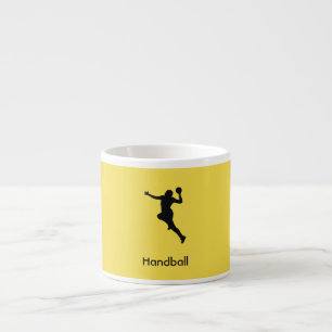 Handballspieler Espressotasse