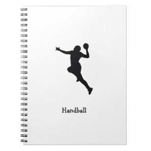 Handballspieler Notizblock