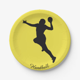 Handballspieler Pappteller