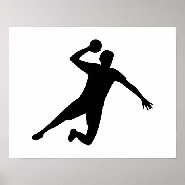 Handballspieler Poster (Vorne)