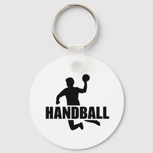 Handballspieler Schlüsselanhänger (Vorderseite)