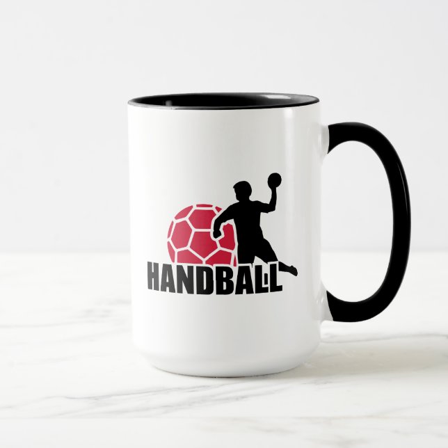 Handballspieler Tasse (Rechts)