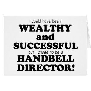 Handbell Director Wohlhabend und erfolgreich