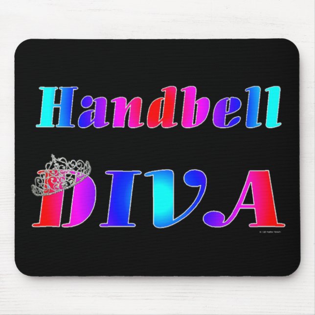 Handbell-Diva Mousepad (Vorne)