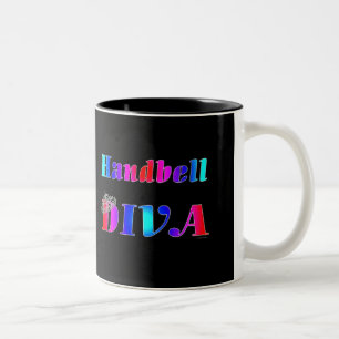 Handbell-Diva Zweifarbige Tasse
