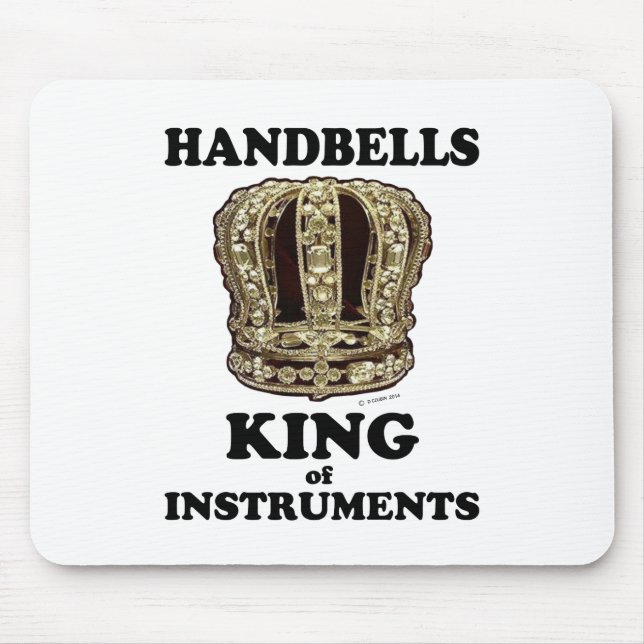 Handbell King of Instruments Mousepad (Vorne)