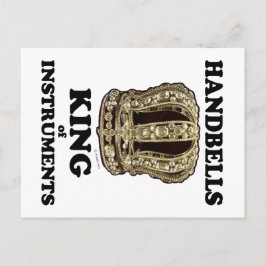 Handbell King of Instruments Postkarte