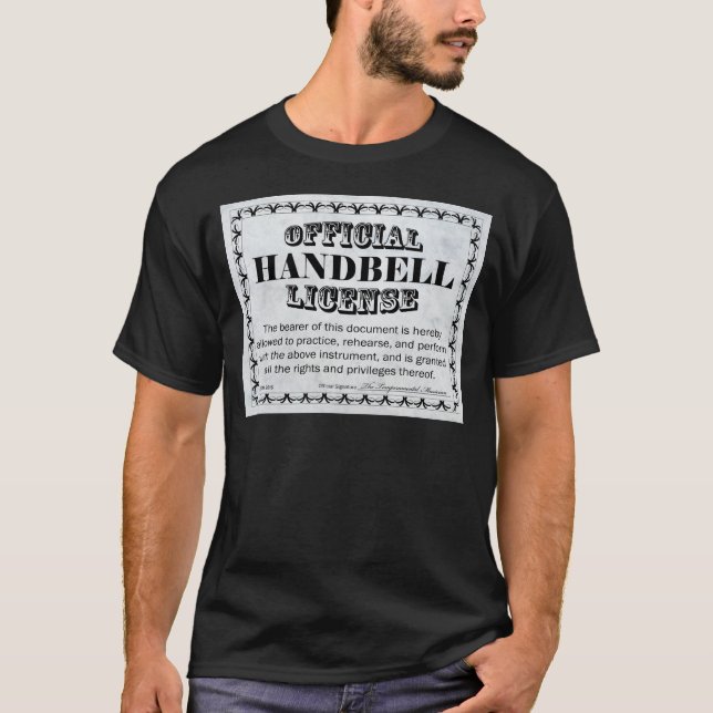 Handbell-Lizenz T-Shirt (Vorderseite)