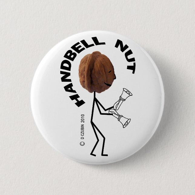 Handbell Nut Button (Vorderseite)