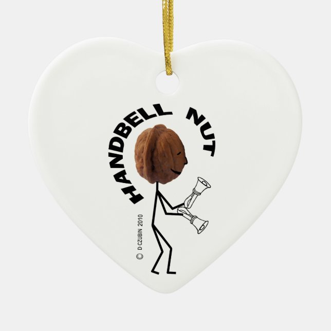Handbell Nut Keramikornament (Vorne)