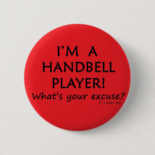 Handbell Player Entschuldigung Button