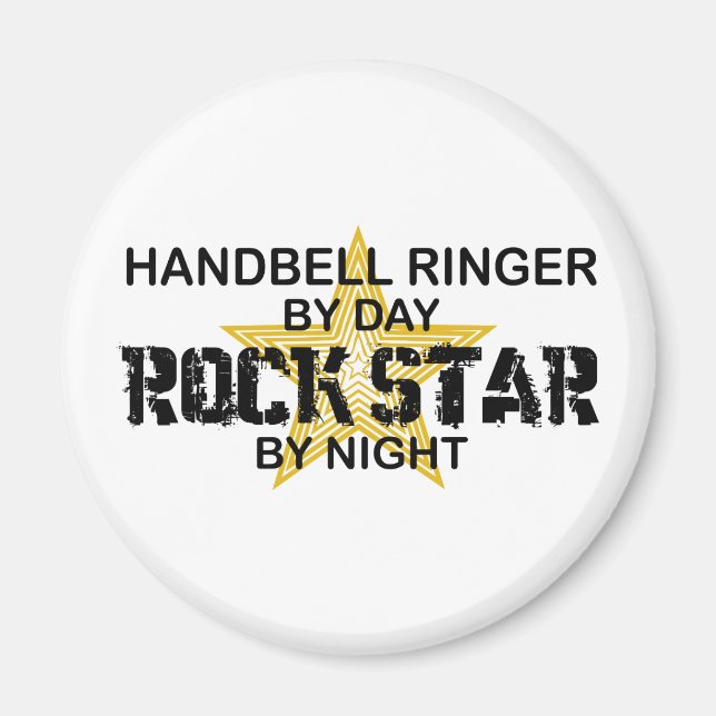 Handbell RInger Rock Star by Night Magnet (Vorne)