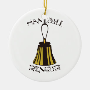 Handbell-Wecker Keramik Ornament