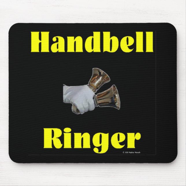 Handbell-Wecker Mousepad (Vorne)